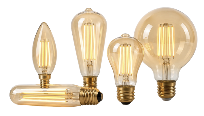 Designové filamentové LED žárovky