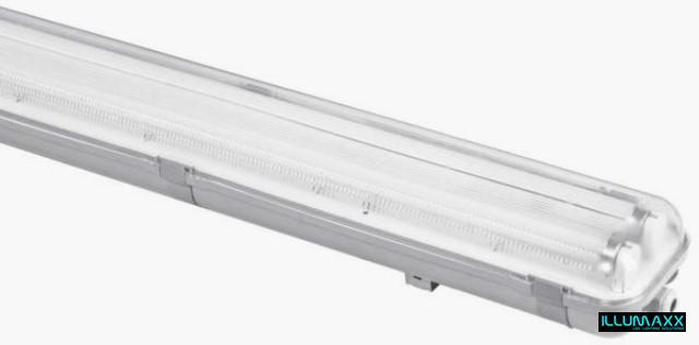 LED zářivkové svítidlo + 2xLED trubice 18W IP65, barva světla denní bílá 4000K ECONOMY