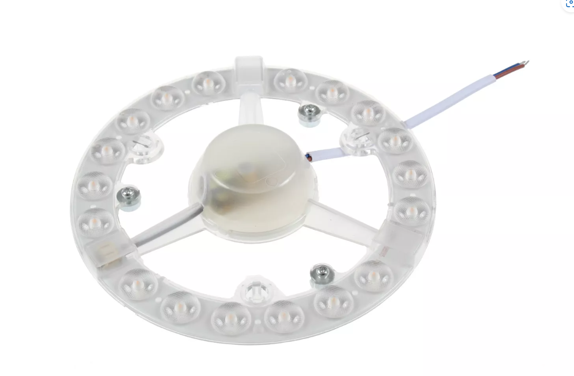 LED vklad magnetický, 20W, 1600LM, průměr 195mm, teplá bílá 3000K