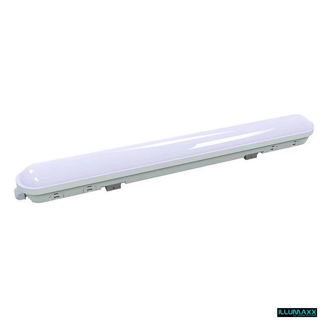 LED prachotěsné svítidlo 40W 5200lm PC, denní bílá 4000K, s přípravou na průběžnou montáž