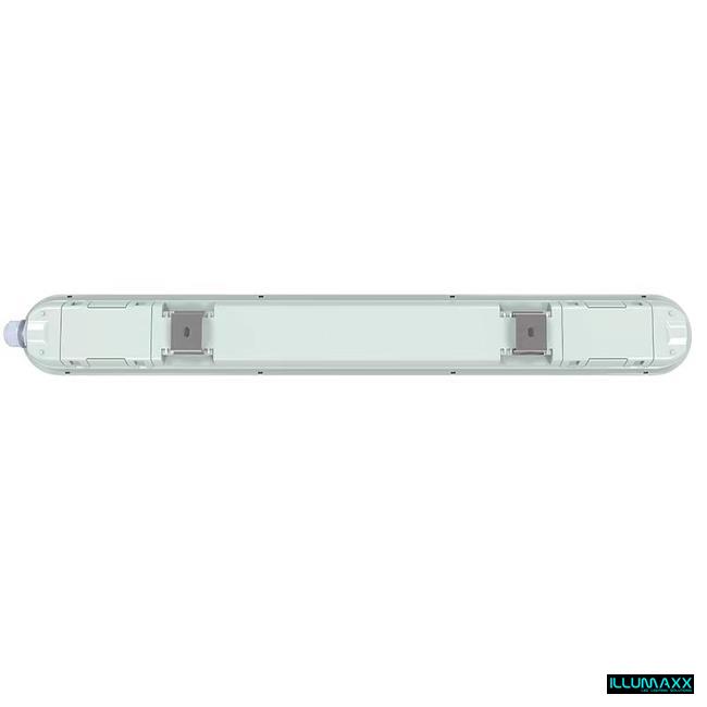LED prachotěsné svítidlo 40W 5200lm PC, denní bílá 4000K, s přípravou na průběžnou montáž