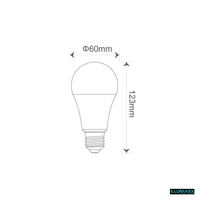 LED žárovka E27 11W 230V 1050lm, denní bílá 4000K, s mikrovlnným pohybovým čidlem