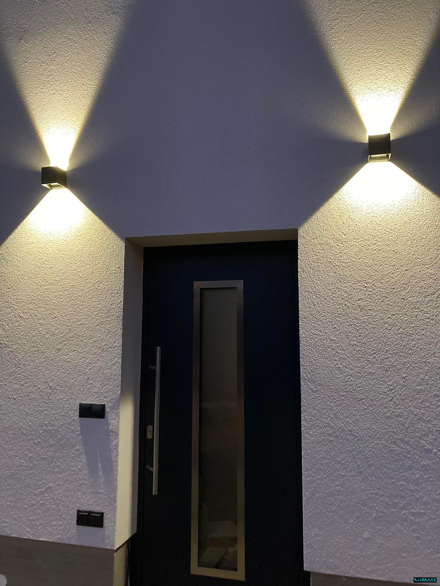 Svítidlo fasádní venkovní nástěnné KIRA na žárovku G9 šedé /IP54/