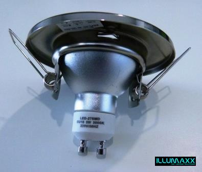ILLUMAXX LED bodovka výklopná, barva mosaz, pro montáž pr. 65 mm