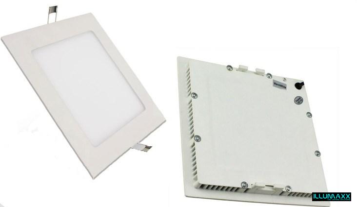 LED panel čtvercový vestavný 12W, 960 lm, 230V, IP20, neutrální bílá