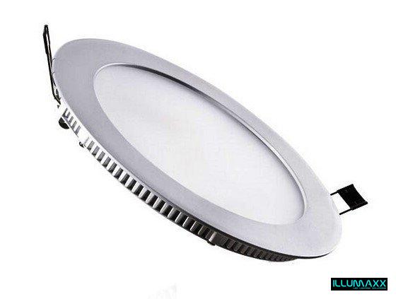 LED panel kruhový vestavný 15W, 1200 lm, 230V, IP20, neutrální bílá