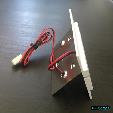 LED nástěnné svítidlo bílé UNICO 1,2W/12V 12SMD3014 teplá bílá