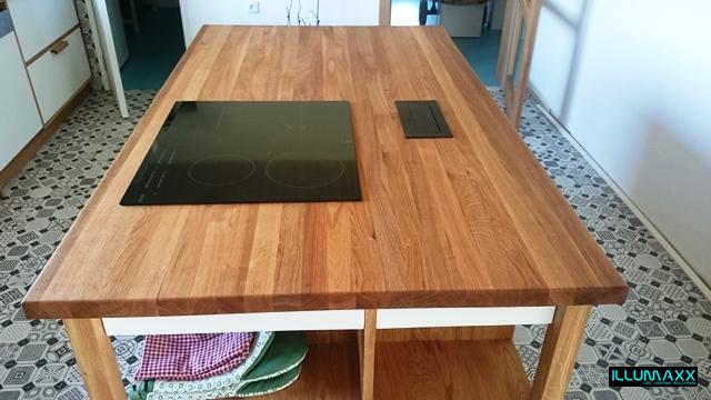 Výklopná elektrická zásuvka 3x230V vestavná černá s kabelem 1,5m