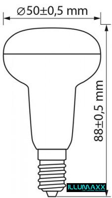 LED žárovka E14 5,5W 230V 470lm, denní bílá 4000K