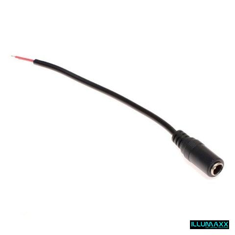 Konektor napájecí s kabelem 15 cm 5,5/2,1 samice