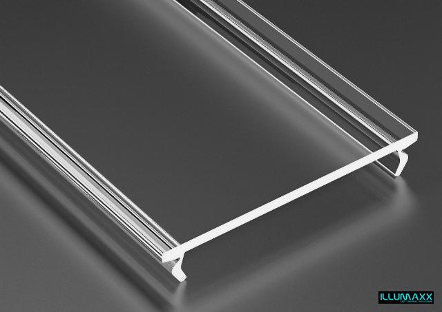 Kryt LED profilu KLP5 pro led pásky PMMA 3m