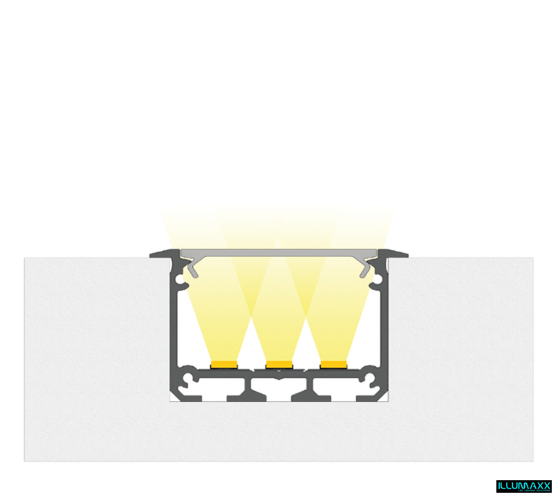 Hliníkový profil pro led pásky 48,8x28,8 inTALIA