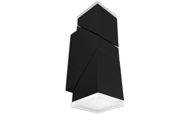 Svítidlo fasádní venkovní nástěnné černé TWINDA /IP54/ 13W LED