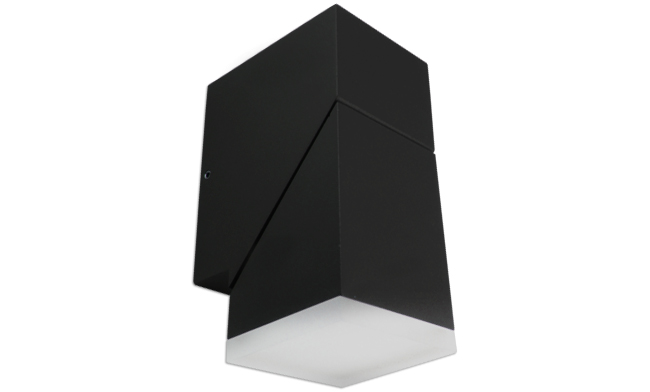 Svítidlo fasádní venkovní nástěnné černé TWINDA /IP54/ 7,5W LED