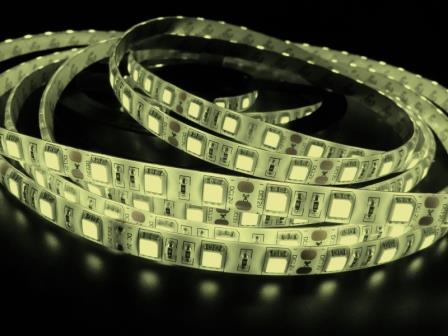 LED pásek 1cm,SMD5050, 60xLED/m, 14,4W/m, barva teplá bílá,venkovní IP64