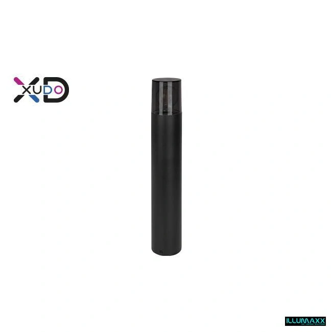 Venkovní zahradní sloupek E27 XD 50 cm kulatý černý IP44