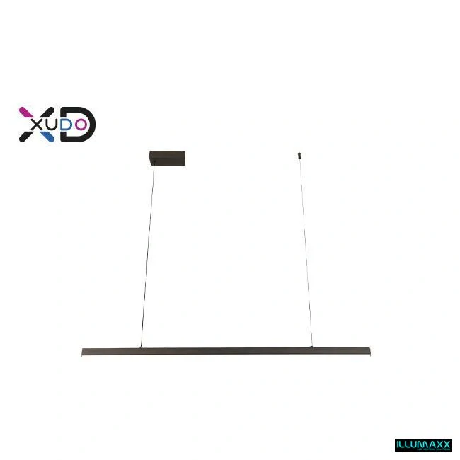 ILLUMAXX Závěsné LED svítidlo LINIA 120 cm 27 W 4000 K černé