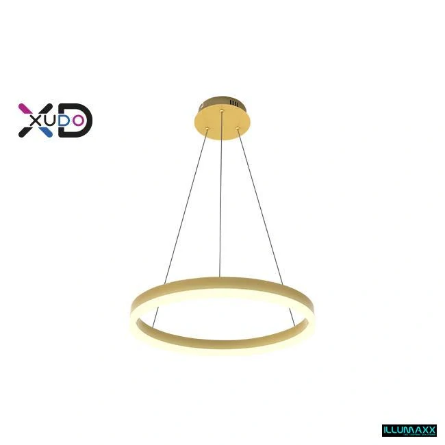 ILLUMAXX LED závěsné svítidlo MUNDO 40 cm 22 W 3CCT zlaté