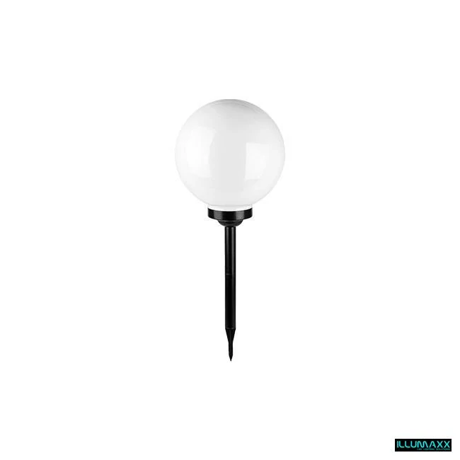 ILLUMAXX Solární LED zahradní koule 30 cm bílá