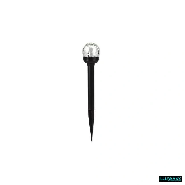 ILLUMAXX Solární LED zahradní svítidlo se skleněnou koulí 6 cm