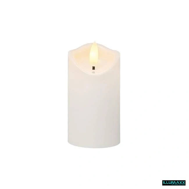 LED svíčka 13 cm bílá