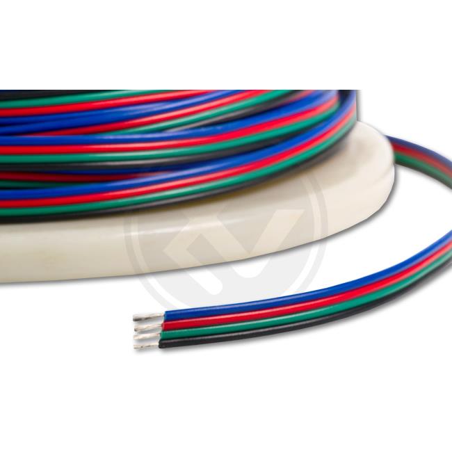 RGB kabel 4x0,35mm, 1m