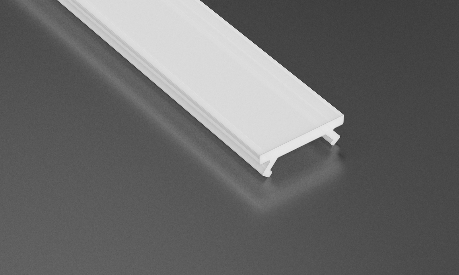Kryt LED profilu KLP2 pro led pásky barva mléčná, délka 2m