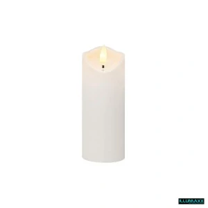 LED svíčka 15 cm bílá