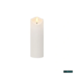 LED svíčka 18 cm bílá
