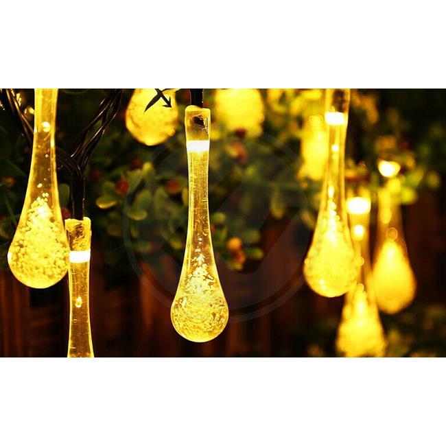 Venkovní solární girlanda SOLAR TEARS 20x LED se soumrakovým čidlem