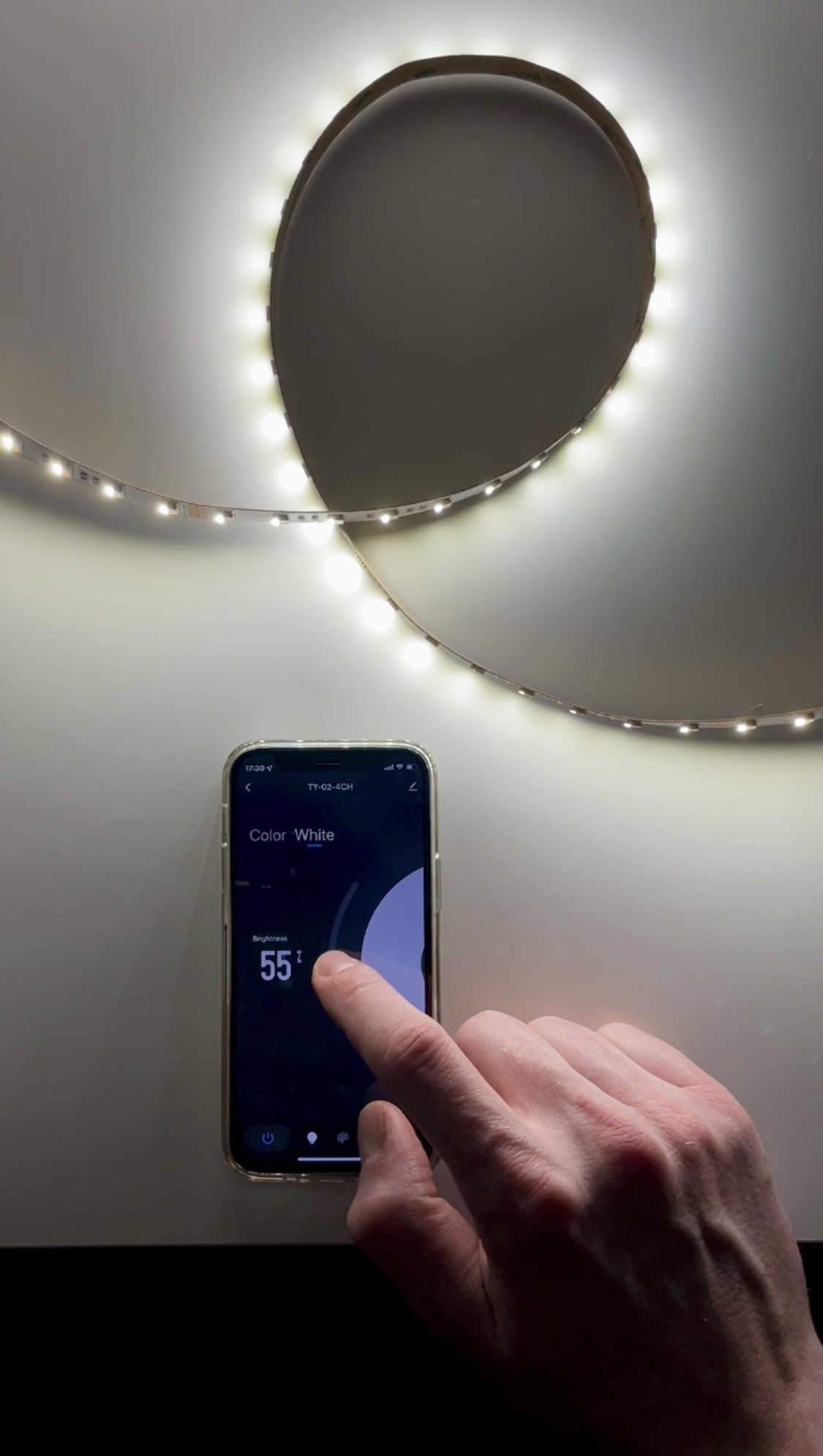 LED ovladač stmívač (přes aplikaci v telefonu) 1kanál TUYA MINI DC 5-24V 6A 