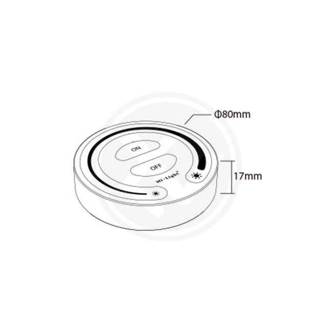 LED ovladač stmívač 1kanál DC12-24V