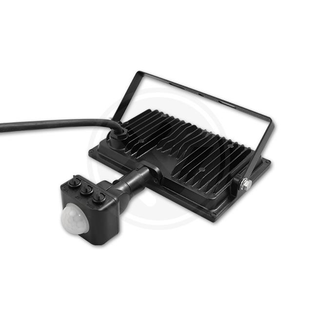 LED reflektor 50W, PIR, denní bílá 4000K ,4000lm, IP65