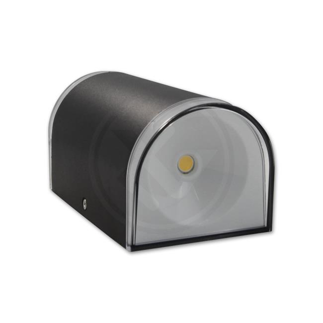 Svítidlo fasádní venkovní nástěnné ZARALF ROUND /IP54/ 2x7W LED