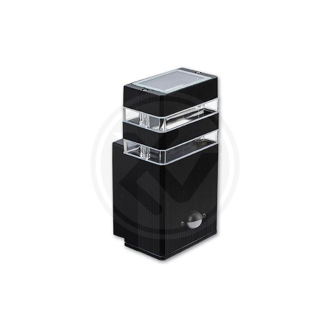 Svítidlo fasádní INEZ venkovní nástěnné /IP54/, s pohybovým čidlem, černé