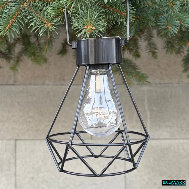 ILLUMAXX Svítidlo venkovní solární SOLAR DIAMOND BULB se soumrakovým čidlem
