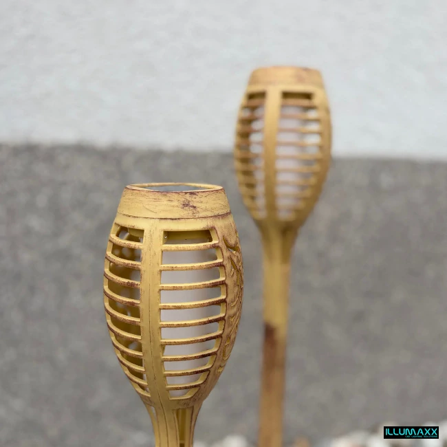 ILLUMAXX Svítidlo venkovní solární SOLAR MINISPARK BAMBOO se soumrakovým čidlem