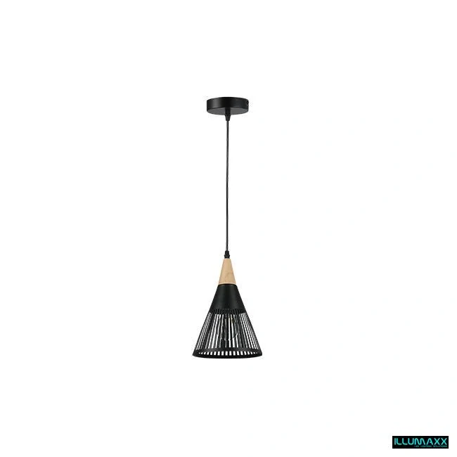 Závěsné svítidlo HIRA BLACK, 1x E27 barva černá