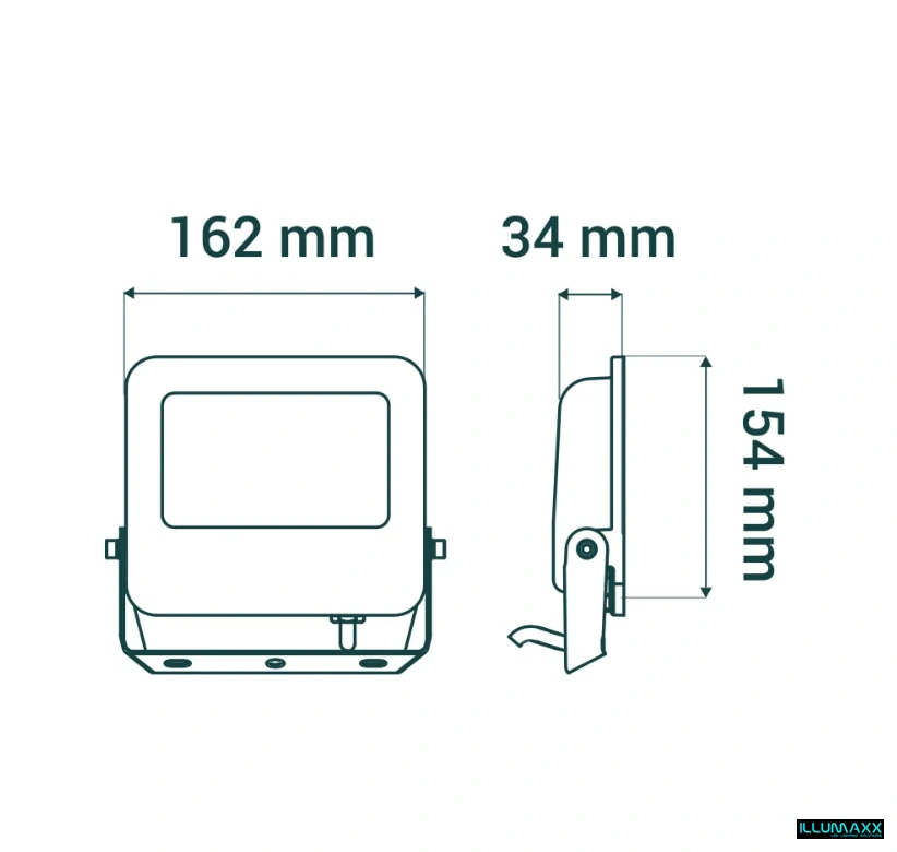 LED reflektor, 30W, barva denní bílá 4000K, 4800lm, IP65