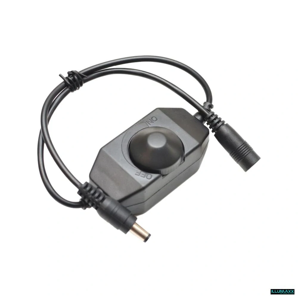 LED ovladač stmívač 1kanál DC12-24V 6A černý