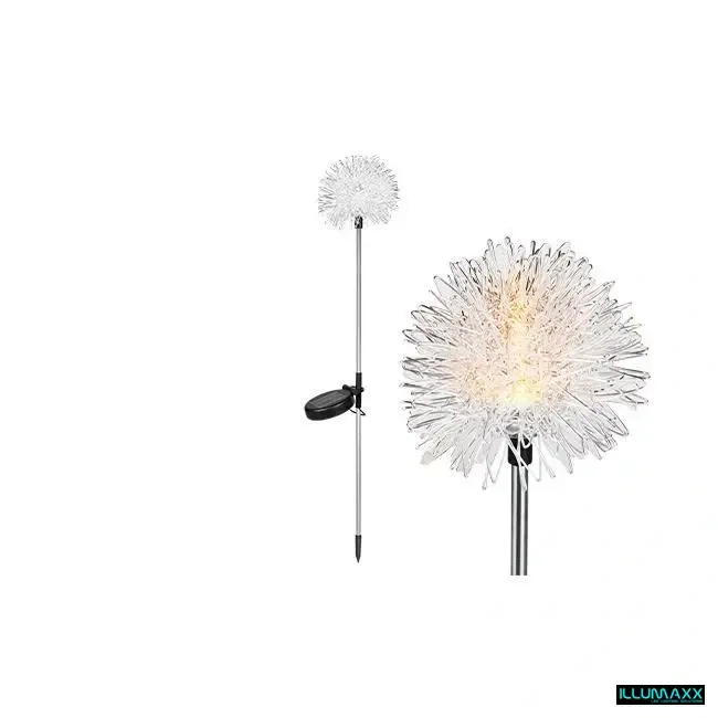 ILLUMAXX Svítidlo venkovní solární SOLAR DANDELION se soumrakovým čidlem, výška 76cm