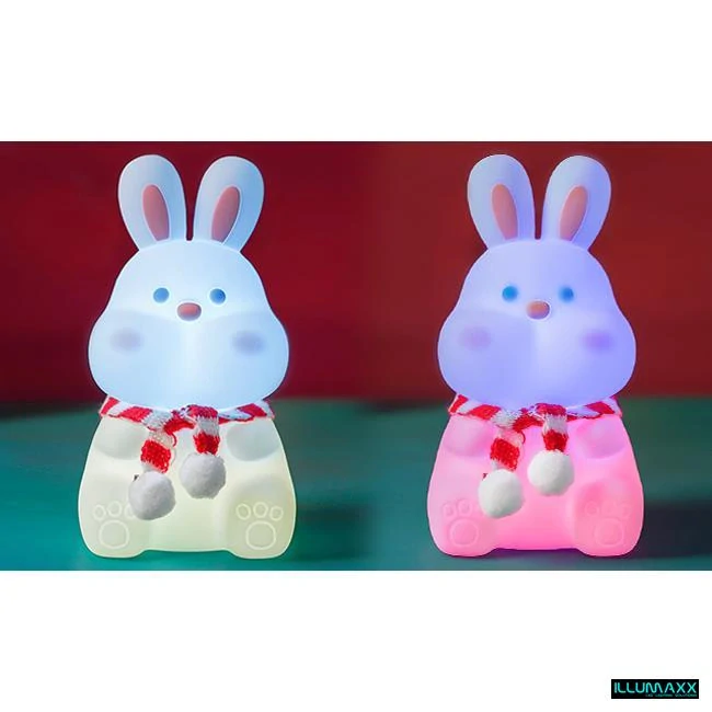 Noční světlo tap tap light BUNNY, 2,5W , napájení kabelem USB-C,