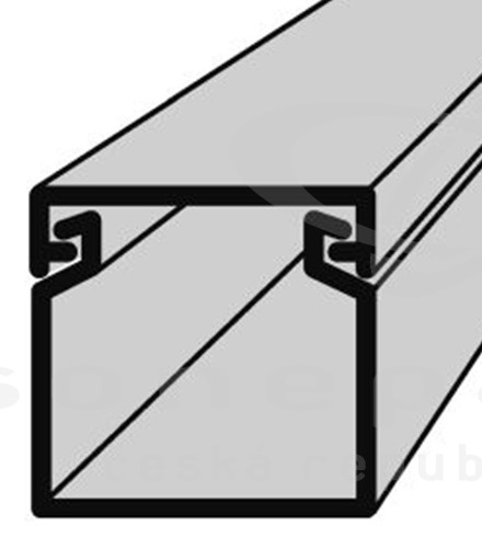 Lišta elektrikářská plastová bílá 17x17mm EIP 2m