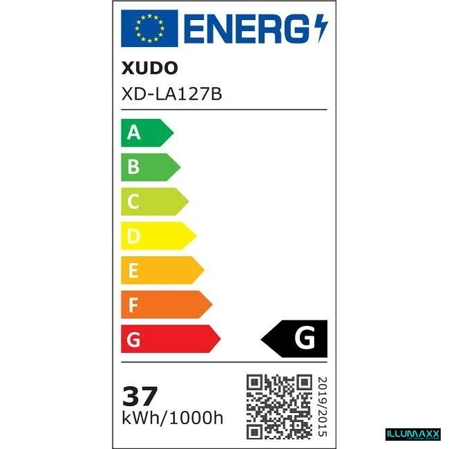 ILLUMAXX Závěsné LED svítidlo KONO 37 W 120 cm 4000 K černé
