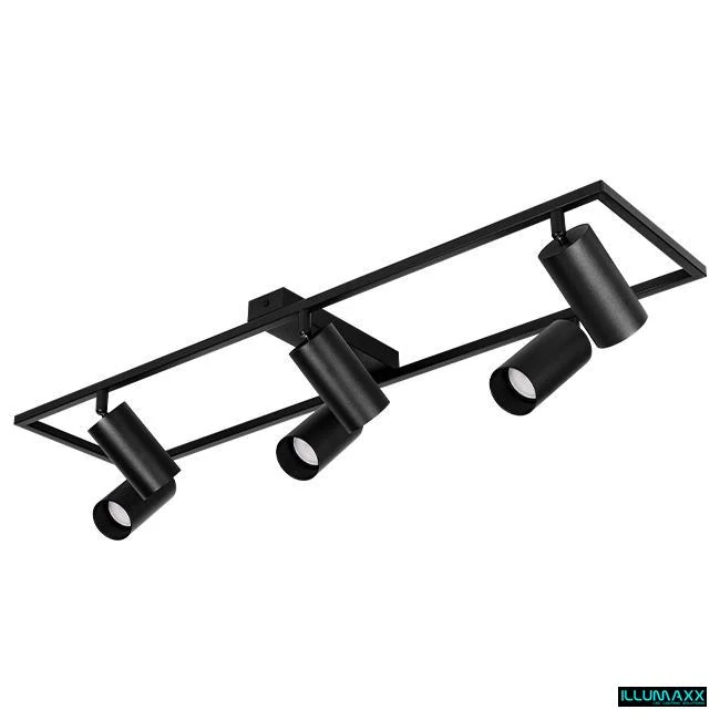 ILLUMAXX LED bodové stropní svítidlo BUMO 6 GU10 černé