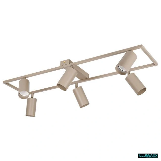 ILLUMAXX LED bodové stropní svítidlo BUMO 6 GU10 béžové