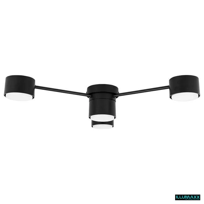 ILLUMAXX LED bodové stropní svítidlo GULIVER 4 černé