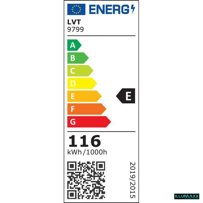 ILLUMAXX LED závěsné svítidlo Hodo 40/60/80 cm 116 W černé