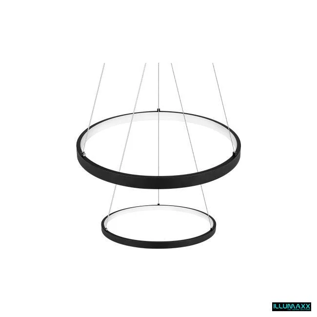 ILLUMAXX LED závěsné svítidlo LYNX 40/60 cm 64 W černý