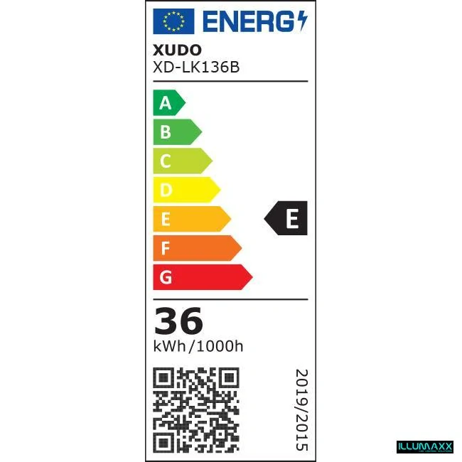 ILLUMAXX LED závěsné svítidlo MUNDO 40/60 cm 36 W 3CCT černý